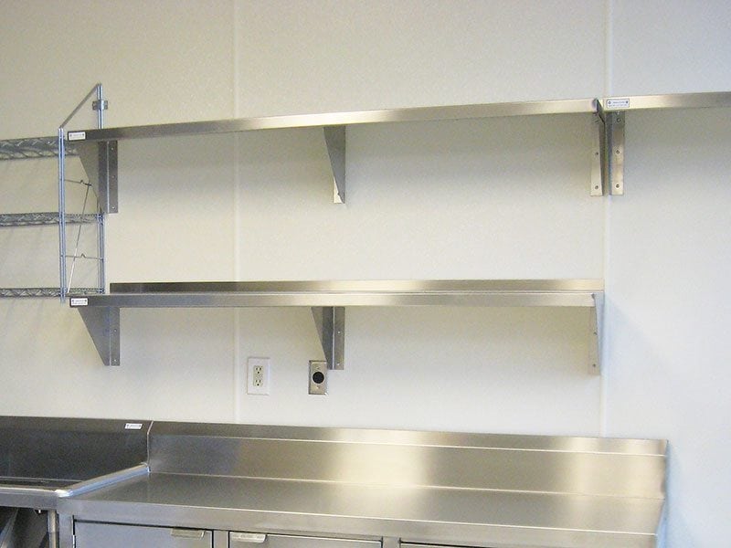 Stainless Steel Wall Shelving 800x600 